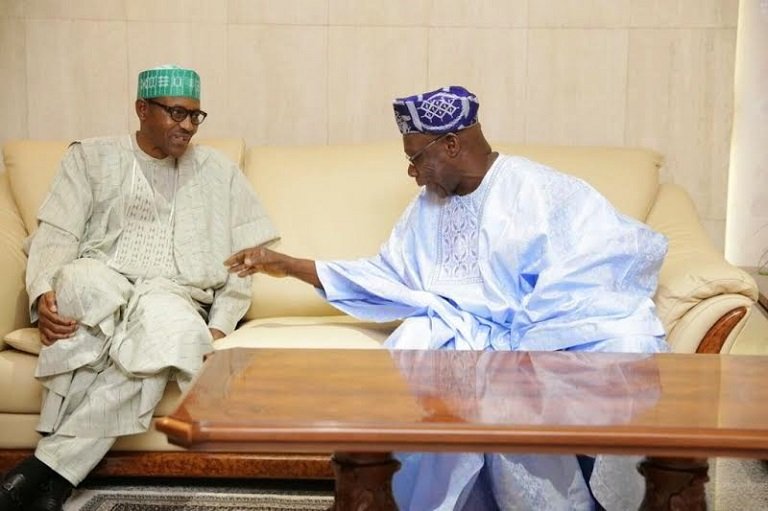 President Muhammadu Buhari and former President Olusegun Obasanjo