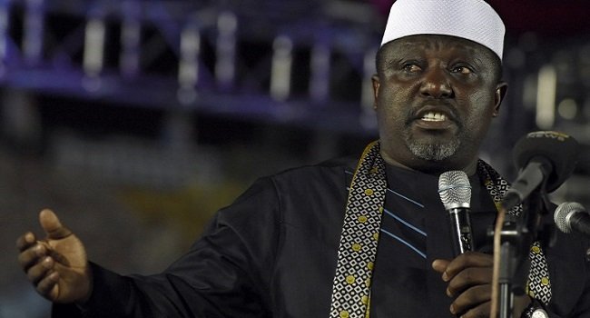 Rochas Okorocha says he EFCC did not arrest him, his wife or family