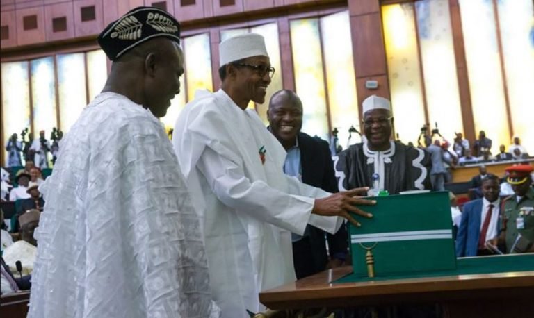 President Muhammadu Buhari presents N10.33trn budget to the National Assembly