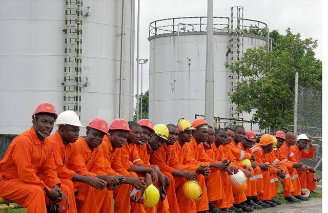 ExxonMobil says the blockade by ex-employees is costing Nigeria 550,000 barrel of oil daily
