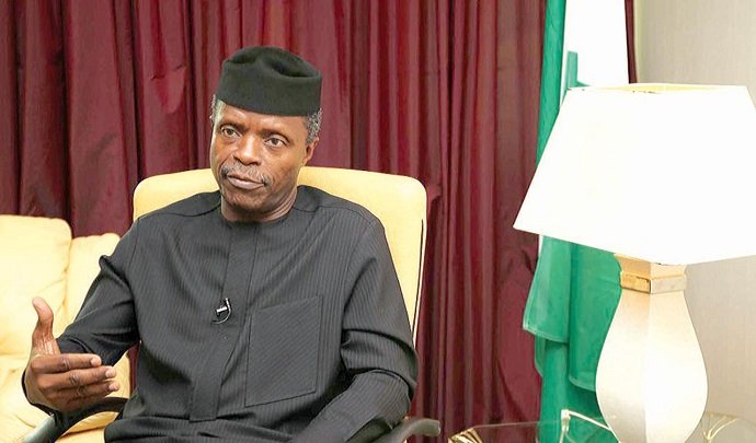 Acting President Yemi Osinbajo swears in new ministers