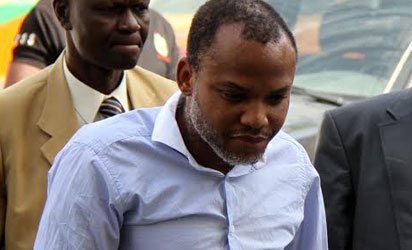 Nnamdi Kanu is leader of proscribed Indigenous People of Biafra (IPOB)