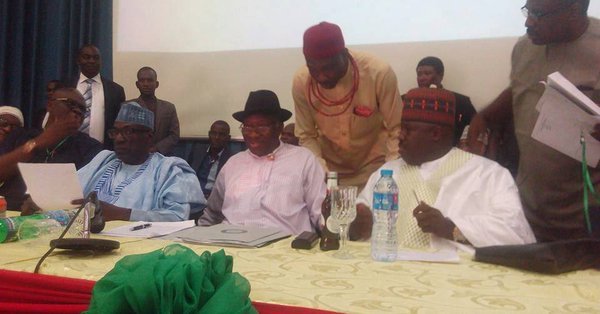 Ali-Modu-Sheriff-right-Jonathan-and-Makarfi-before-the-walk-out