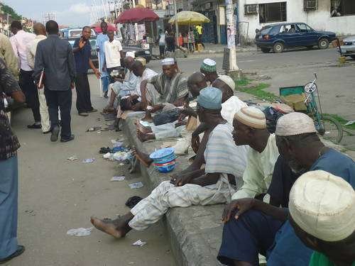 Beggars on the streets of Lagos