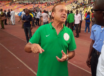 Super Eagles coach Gernot Rohr