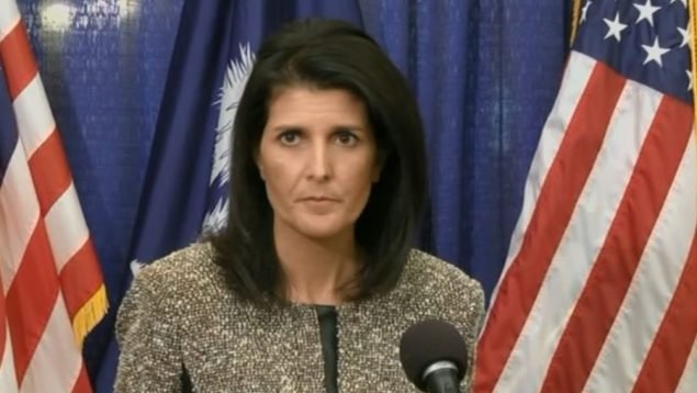 UN ambassador Nikki Haley says Security Council vote was a travesty