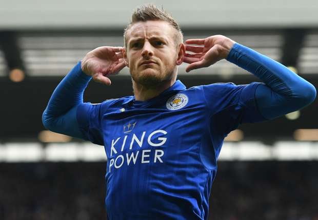 Leicester City striker Jamie Vardy came off the bench to score the winner