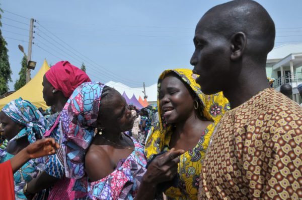 FILE: Rescued Chibok girls reunited with their parents