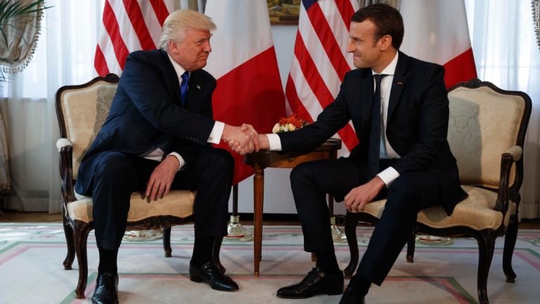 Trump meets Macron