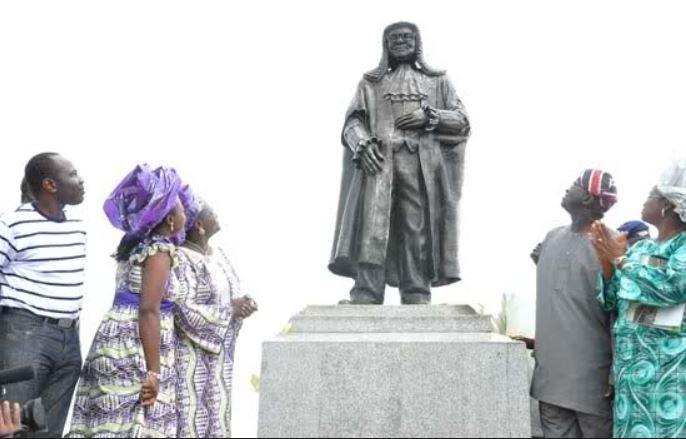 A monument of late Chief Gani Fawehinmi