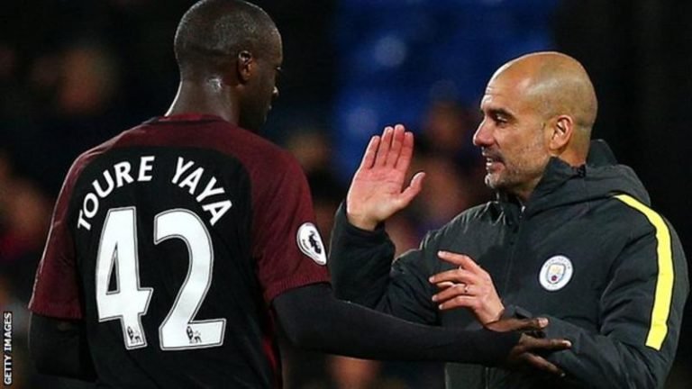 Yaya Toure started only one game last season under Pep Guardiola