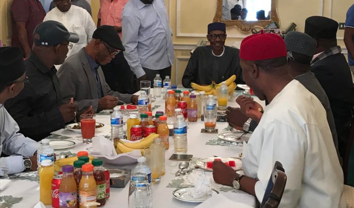 Buhari meets APC leaders, governors in London