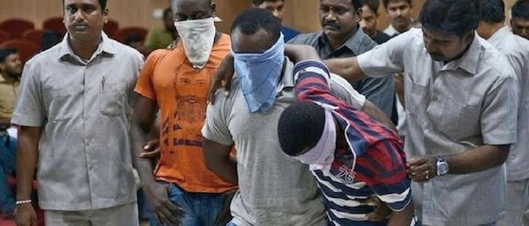 Nigerians arrested in India for drugs and human trafficking