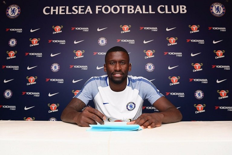 Antonio Rudiger signed a five-year deal to join Chelsea from Roma