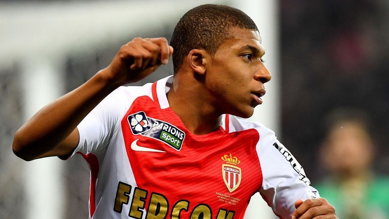 Monaco's Kylian Mbappe