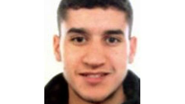 Younes Abouyaaqoub, 22, has emerged as the main suspect in the Barcelona attack