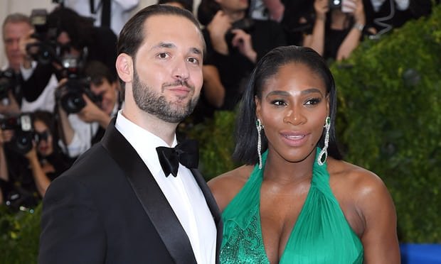 Serena Williams and partner Alexis Ohanian