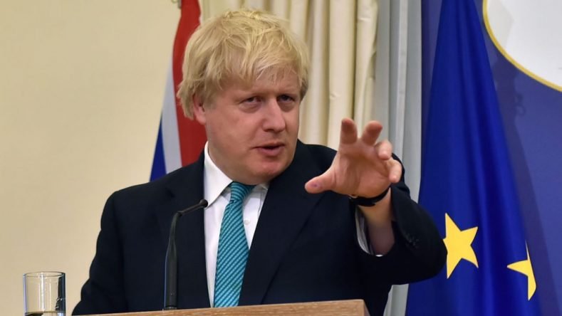 British Prime Minister Boris Johnson
