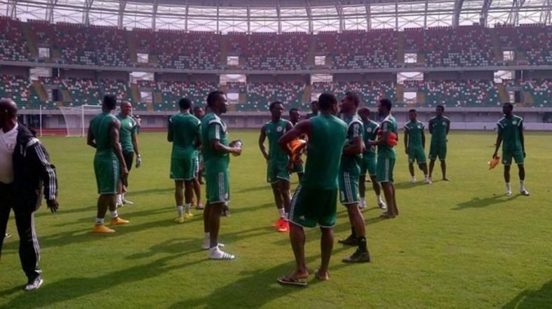 Super Eagles training