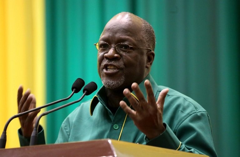 Tanzanian President John Magufuli says God eliminated coronavirus