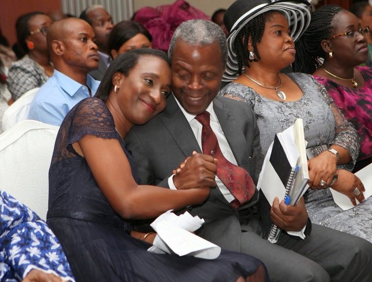 Dolapo and Yemi Osinbajo celebrated their 28th marriage anniversay on 25 November 2017