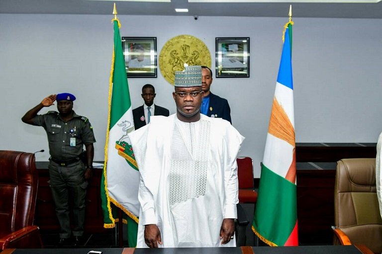 Governor Yahaya Bello has been reelected