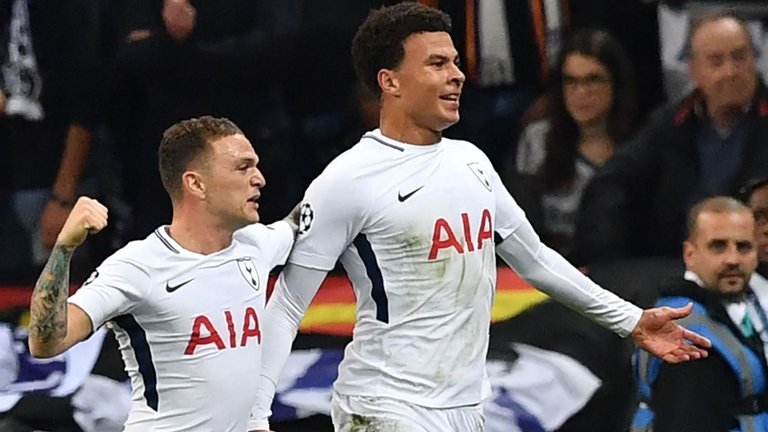 Dele Alli scored one and created another as Tottenham beat Arsenal in the Carabao Cup