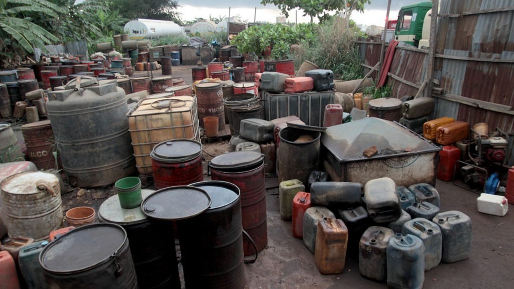 Nigerian Army destrys Oil bunker sites in Niger Delta