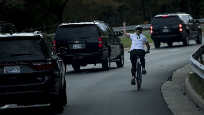 Despite losing her job, the 50-year-old says she does not regret "flipping off" the motorcade