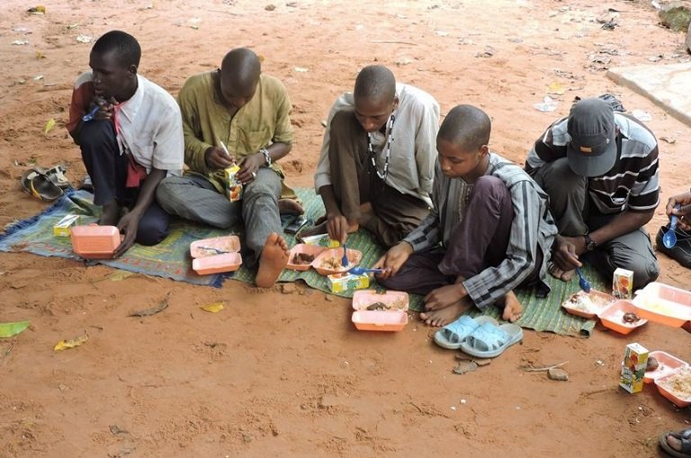 FILE PHOTO: Almajiri's in a Northern states in Nigeria are flocking to the South of the country