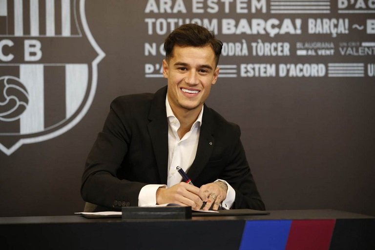 Philippe Coutinho signed a five and the half year deal with Barcelona