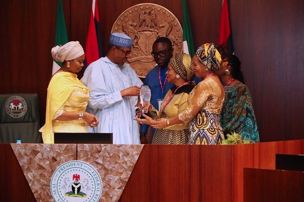 President Muhammadu Buhari has been bestowed an award for his steadfastness