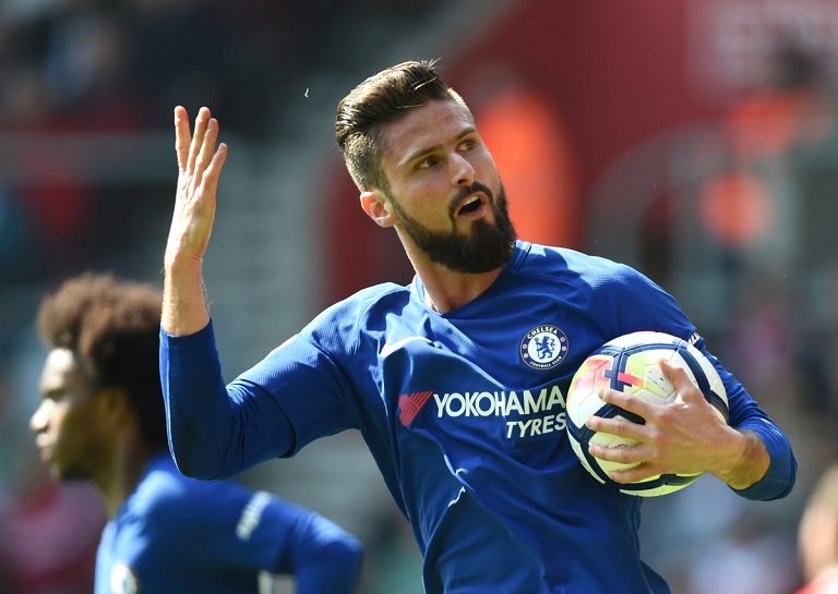 Olivier Giroud is out of favour at Chelsea under Frank Lampard