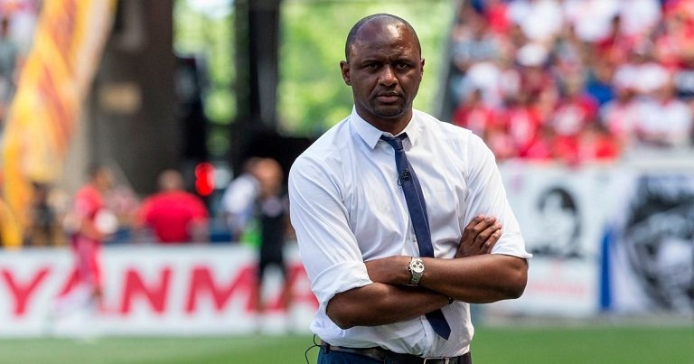 Crystal Palace, Patrick Vieira lost his first game in charge of Nice