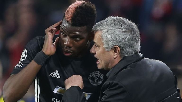 Paul Pogba says he had no problem with manager Jose Mourinho