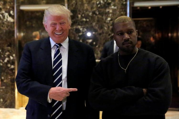 President Donald Trump and Kanye West met in 2016 at Trump Tower in New York