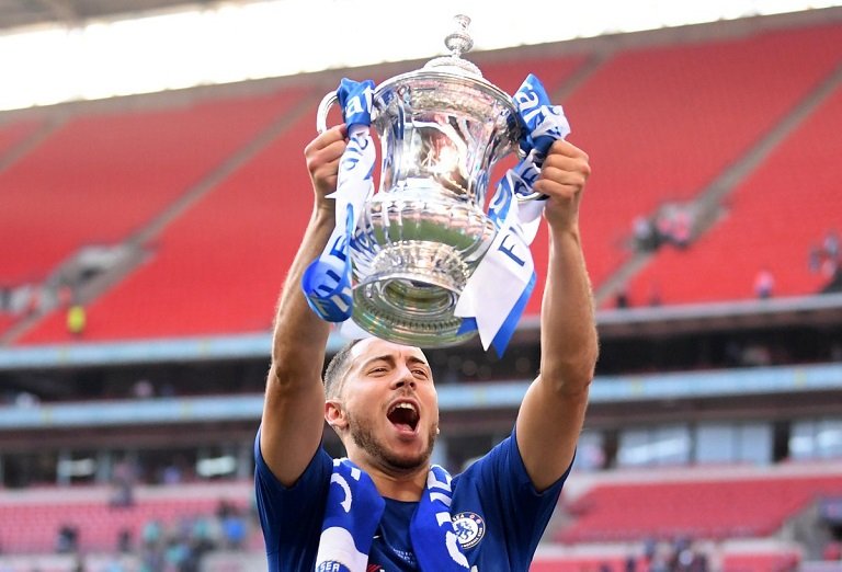 Eden Hazard scored the only goal as Chelsea beat Manchester United to win the Emirates FA Cup last season