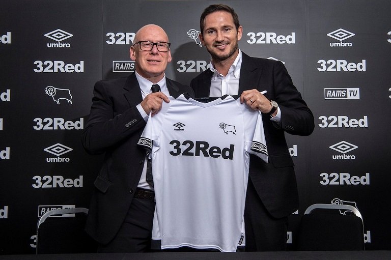 Frank Lampard has been appointed as Derby County manager