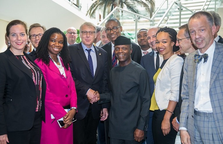 VP meets with Delegations of German Industry & Commerce, Abuja Photo/Novo Isioro