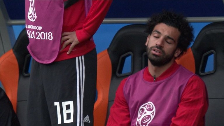 Mohamed Salah was an unused substitute as Egypt lost 1-0 to Uruguay