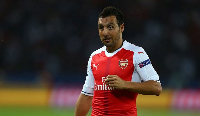 Former Arsenal midfielder Santi Cazorla now training with Alaves