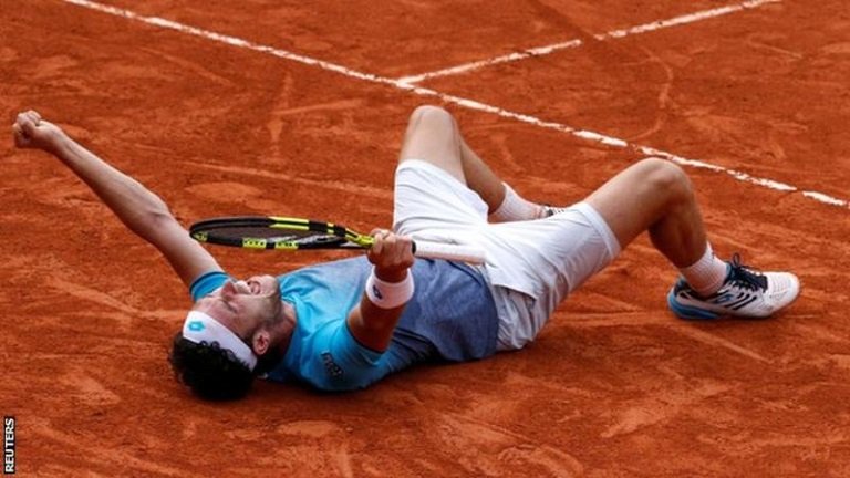 Unseeded Marco Cecchinato upset Novak Djokovic to reach semi-final of the French Open