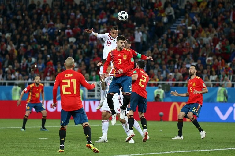 Youssef En-Nesyri scored a brilliant header to give Morocco a 2-1 lead against Spain