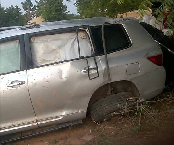FILE PHOTO: Buba Galadima and his son Mohammed were involved in a motor accident