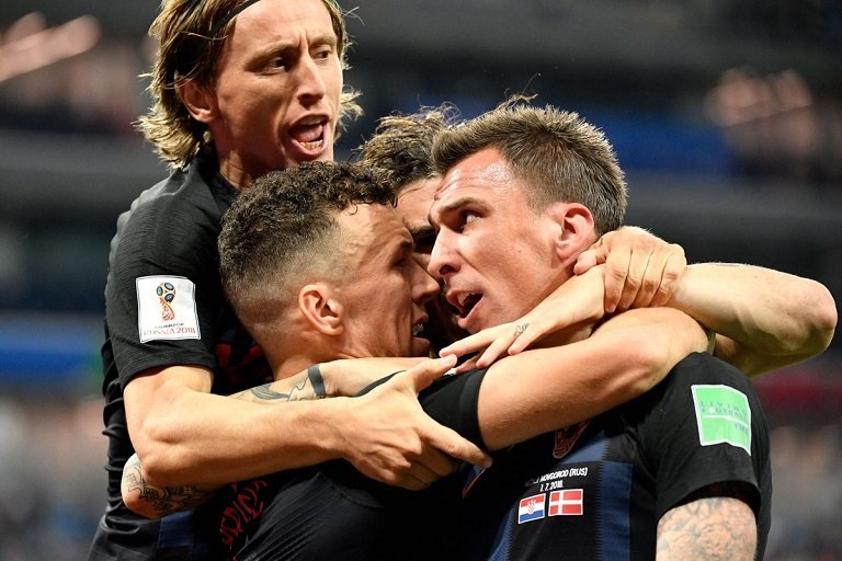 Croatia have progressed after beating Denmark on penalties