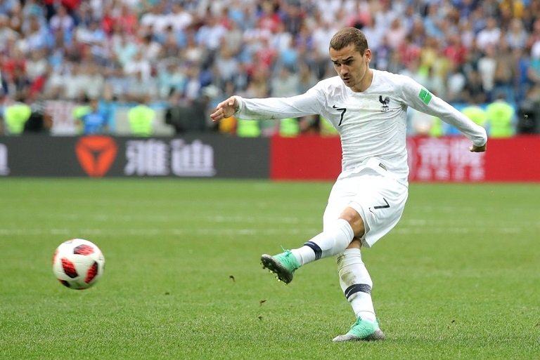 Fernando Muslera fumbled Antoine Griezmann strike as France took a 2-0 lead