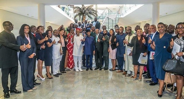 Prof Yemi Osinbajo is championing Nigeria's cause in technology and entertainment