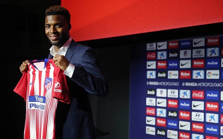 Atletico Madrid unveil new signing Thomas Lemar