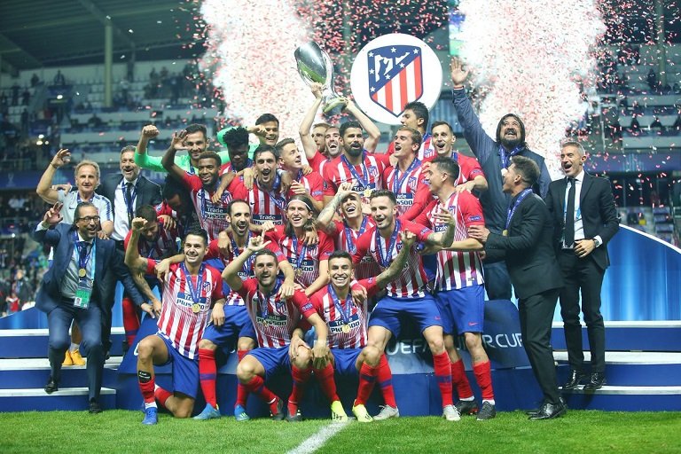 Atletico Madrid won the Super Cup beating rivals Real Madrid in extra-time