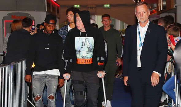 Manchester City midfielder Kevin de Bruyne could be out for up to two months after suffering a knee injury in training